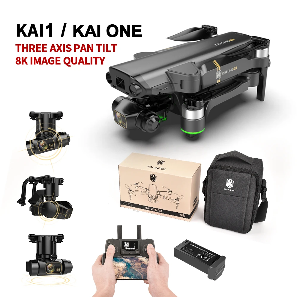  Профессиональный Дрон KAI1 50x zoom GPS 5G с камерой