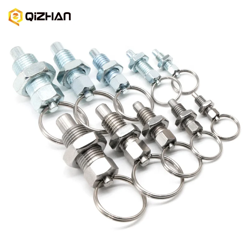 GN717 Pull Ring Spring Pin Indexing Plunger