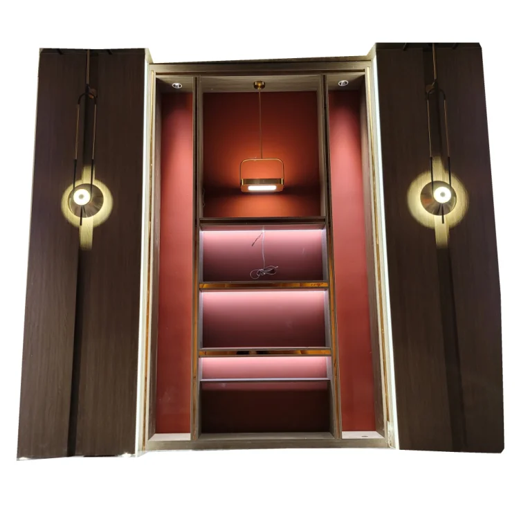 High-end hotel reception, room, toilet  Aluminum custom cabinet