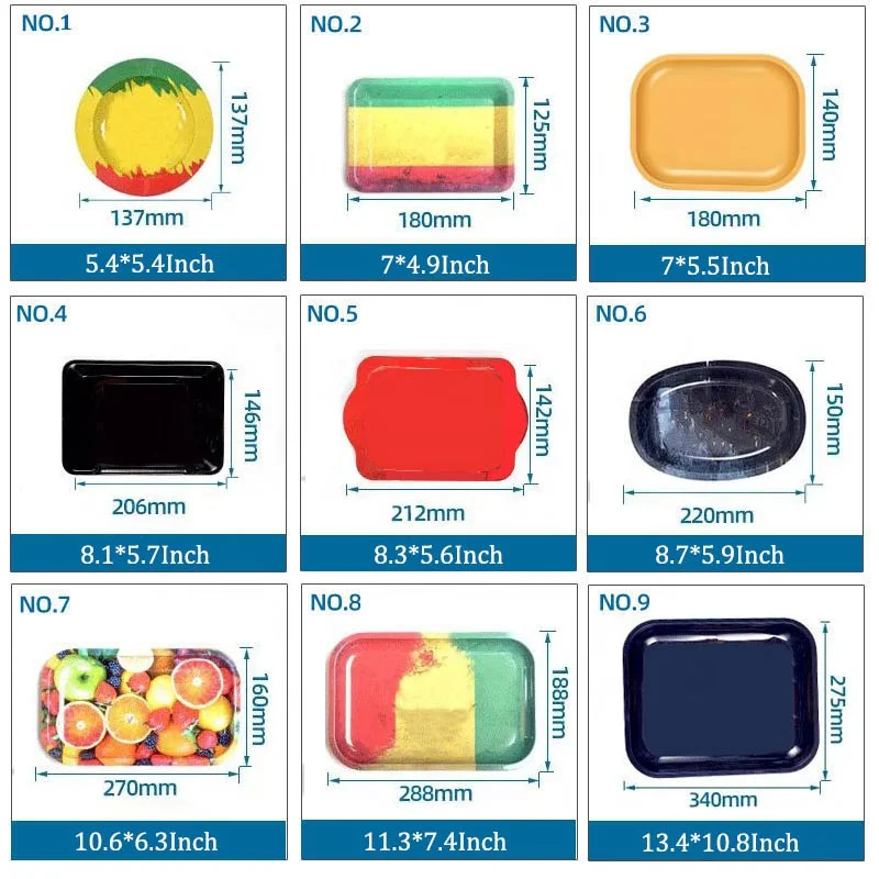 New trend premium rolling tray vintage smoking tray factory direct sale
