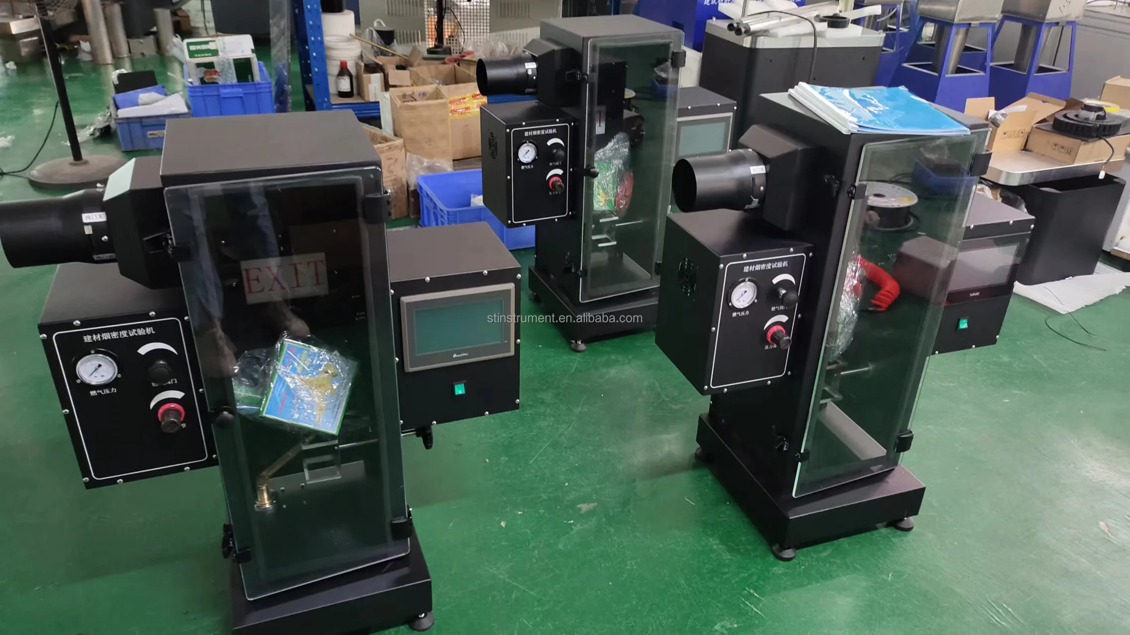 Automation Type Building Material Smoke Density Tester, Building Material flammability tester chamber factory best price