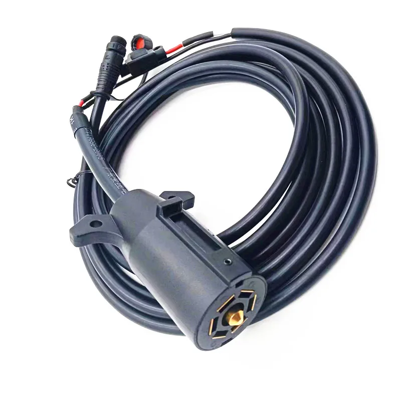 Custom Vehicle-Side Truck Bed 7-Pin Trailer Wiring Harness Extension For Dodge Ford Gmc Nissa Ram Toyota Trailer cable