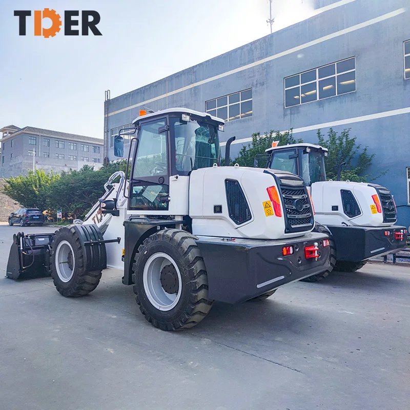 TDER telehandler wheel loader telescopic 1 1.5 1.8 2 2.5ton 3.5 4t ton mini loader small wheel telescopic loader for sale