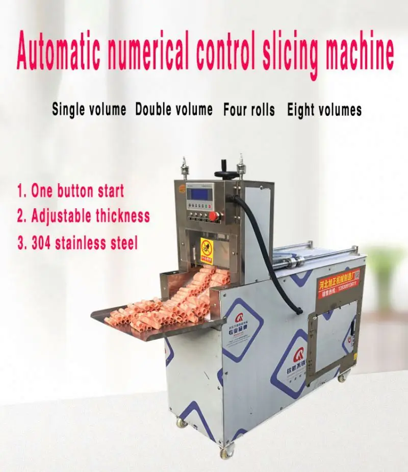 commercial sweet potato slicer machine / fresh meat slicer machine / bread cutting machine slicer adjustable