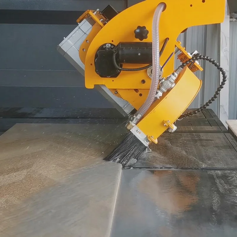 Multi function  5-axis cnc granite bridge saw stone cutting machine tile cutter polishing cutting edging