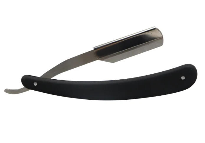 Wholesale Folding Straight Barber Razor with Stainless Steel Blade for Barbershop Salon Tool