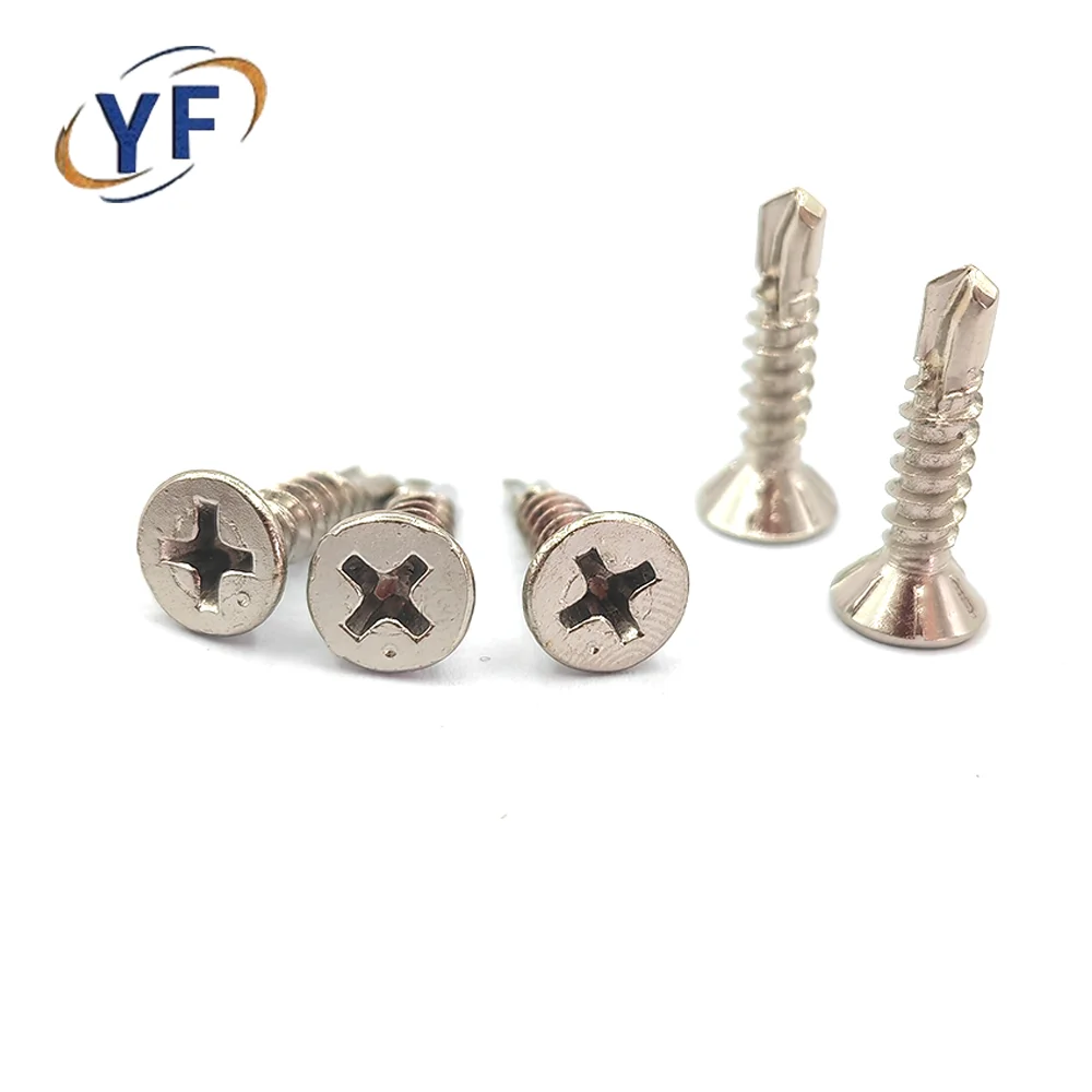 Stainless Steel Countersunk Csk Head Sds Self Drilling Tek Screw For Metal