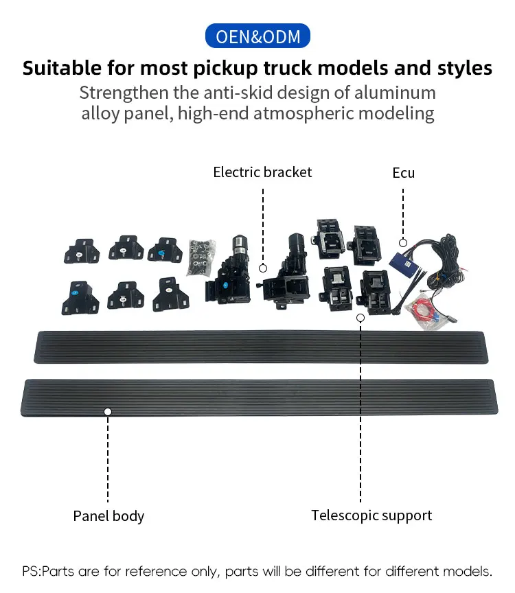 Hot sale Accessories Power Threshold electric side step  aluminium alloy for chevrolet silverado 2014-2020