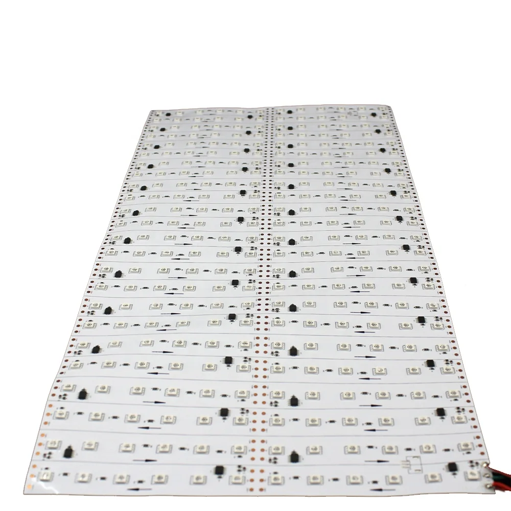 Factory Supply Good Quality Digital 5050 Magic Panel Flexible Backlight RGB color flexible led sheet
