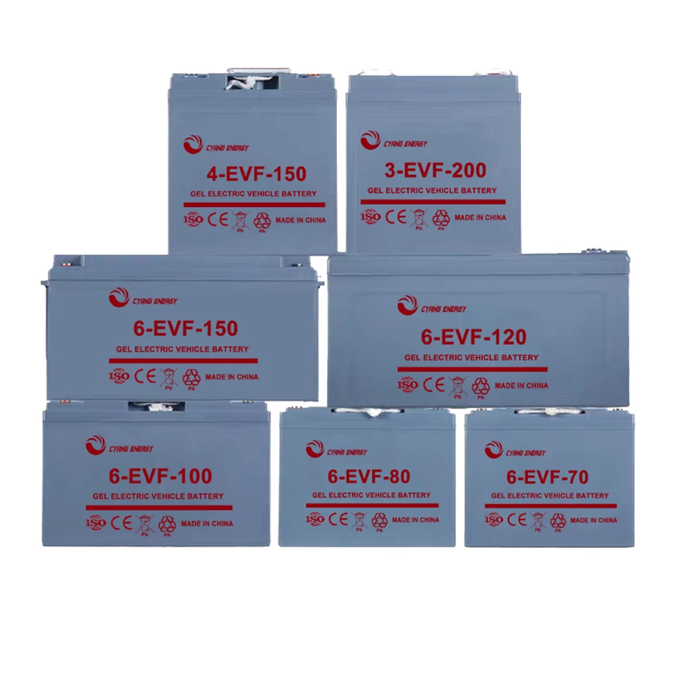 
Hot selling 12V80AH deep cycle valve regulated sealed maintenance free gel lead acid battery for electric bicycle tricycle 