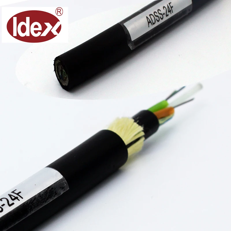 Hot Sale ADSS 24F Single Mode Fiber Optic Communication Cable Fiber Optic Cable for High-Speed Data Transfer