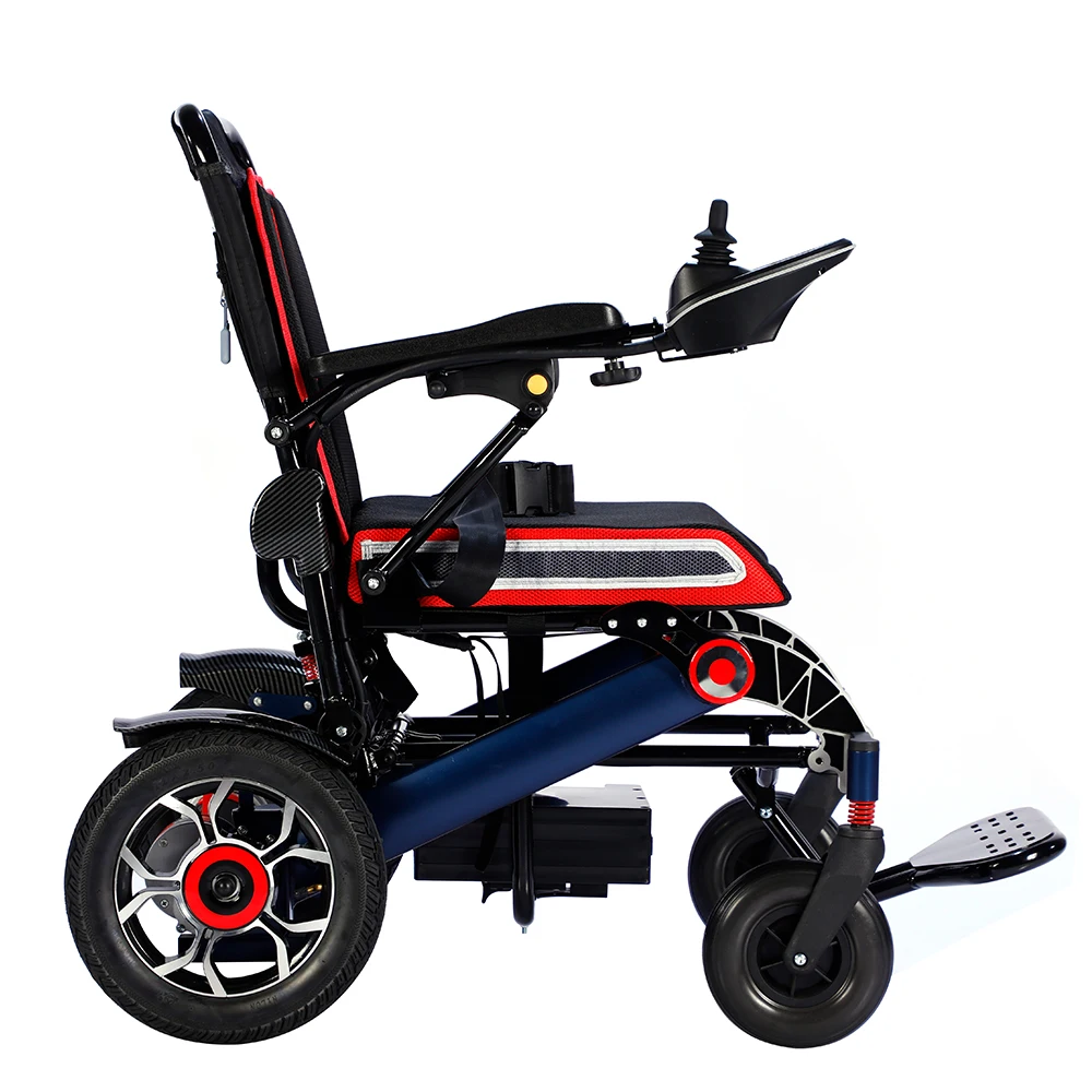 Cheap Price Hot Selling Lightweight Electric Wheelchair Motor Wheelchair Power Electric Used for Adults with 6AH ltihium battery