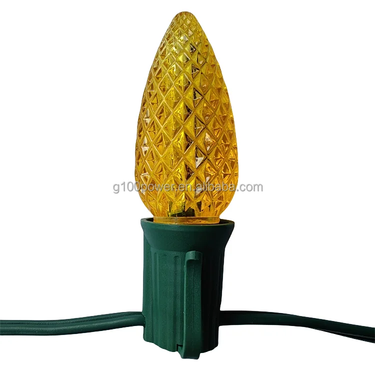 Top Quality Retrofit SMD LED C9 Christmas Light Bulb Warm White Outdoor Commercial Holiday Lighting