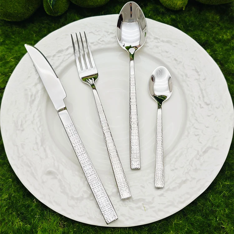 Natural Bone Flatware with Sabre Mother-of-pearl-flatware Bronze 24k Silver Natural Bone Flatware