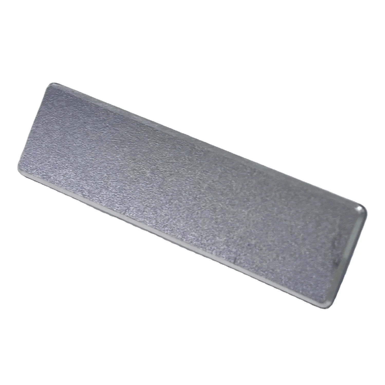 Wholesale Private Custom Blank Silver Nameplate Sandblasting Aluminum Metal Nameplate
