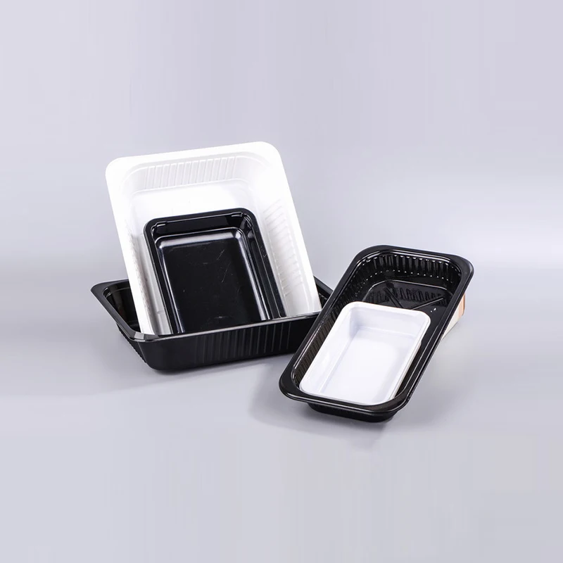 Ovenable Plastic Container Airline CPET Food Trays
