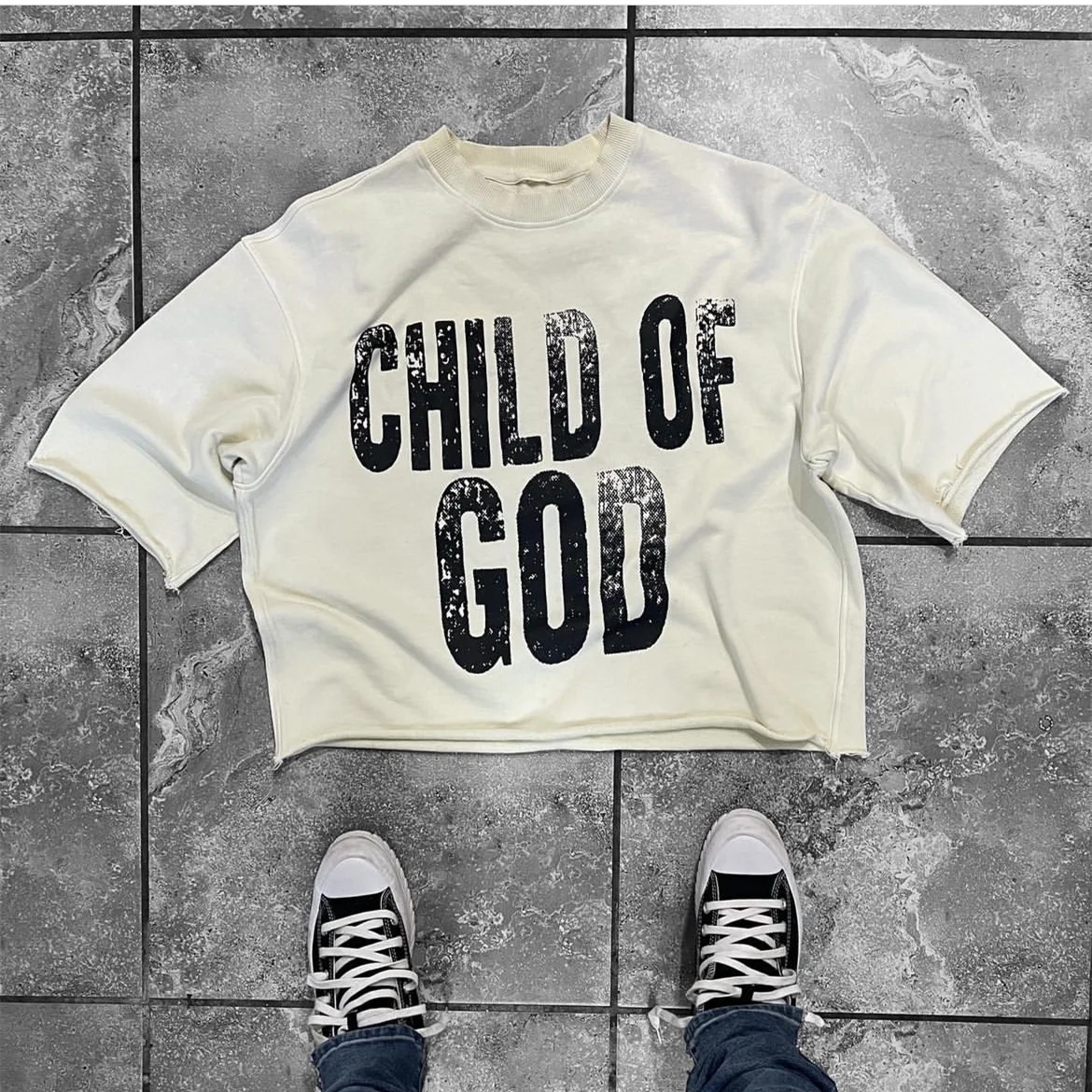 OEM Heavyweight Sunfaded Tshirt Custom Cotton Graphic Screen Print Vintage Men Boxy Cropped Oversized Tees Unisex t shirts