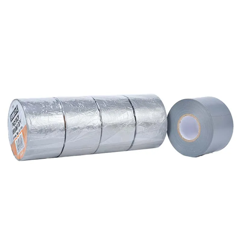 PVC Joint Wrapping Plastic Wrap Self Adhesive Insulation Gray Duct Pipe Tape