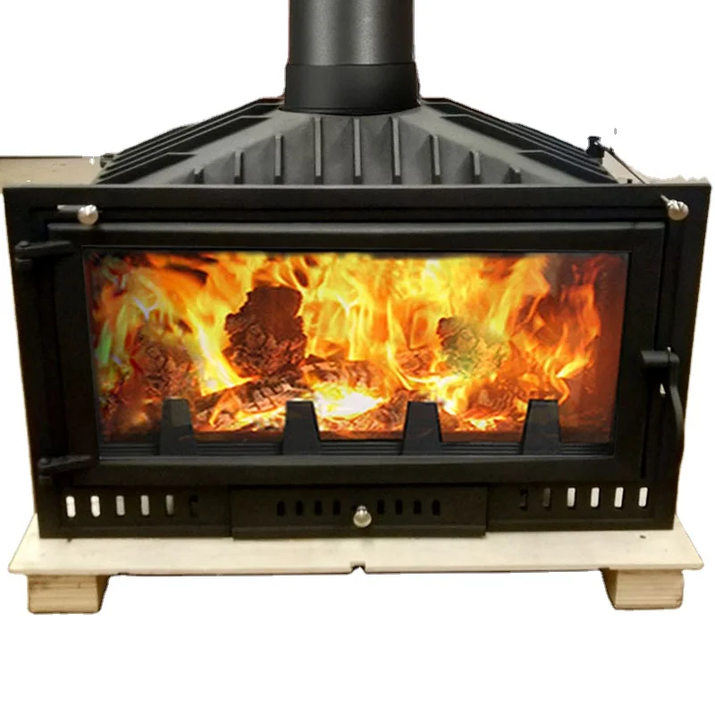 High-quality steel material made of solid fuel wood decorative flame burning fireplace