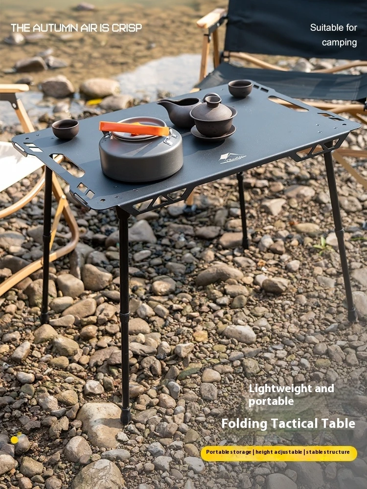 TF Hanging Rack Portable Square Aluminum Cooking Picnic Tactics IGT Foldable Camping Outdoor Table