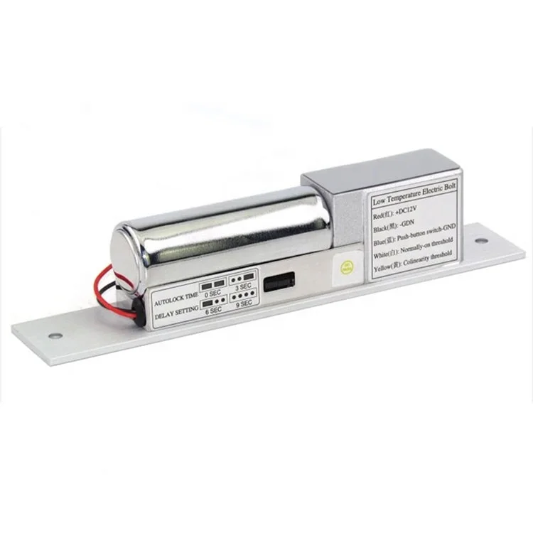 Smart Security Office Access Control System Heavy Duty Fail Safe 12V Electric Solenoid Drop Bolt Timer Delay Door Lock