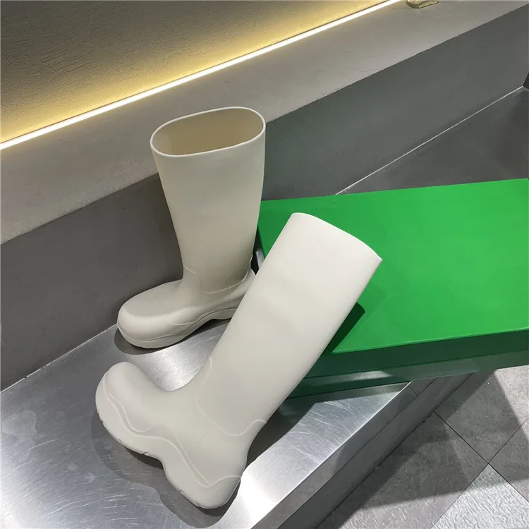 TX Autumn and winter new jelly color rain boots long rain boots