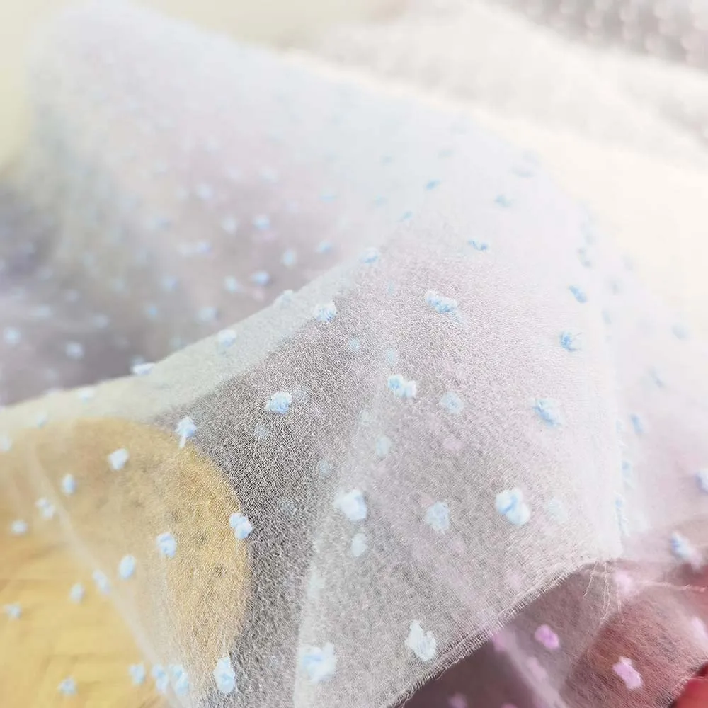 Stock sale dot mesh roll  fabric