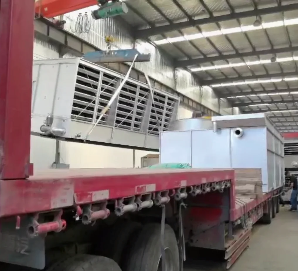 Carbon steel hot dip galvanized heat exchange corrugated tube closed circuit type cooling tower price