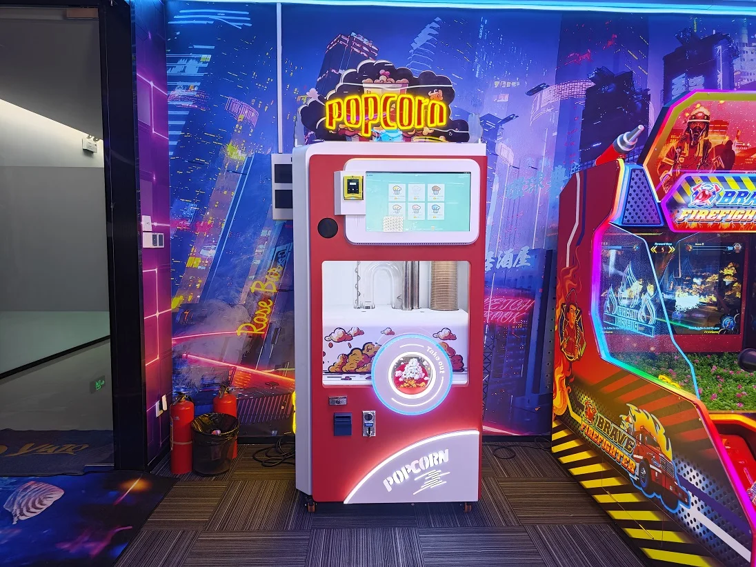 Best Price Popcorn Vending Machine For Sale Made In China|Most Popular Automatic Pop corn Machine p30 For Sale