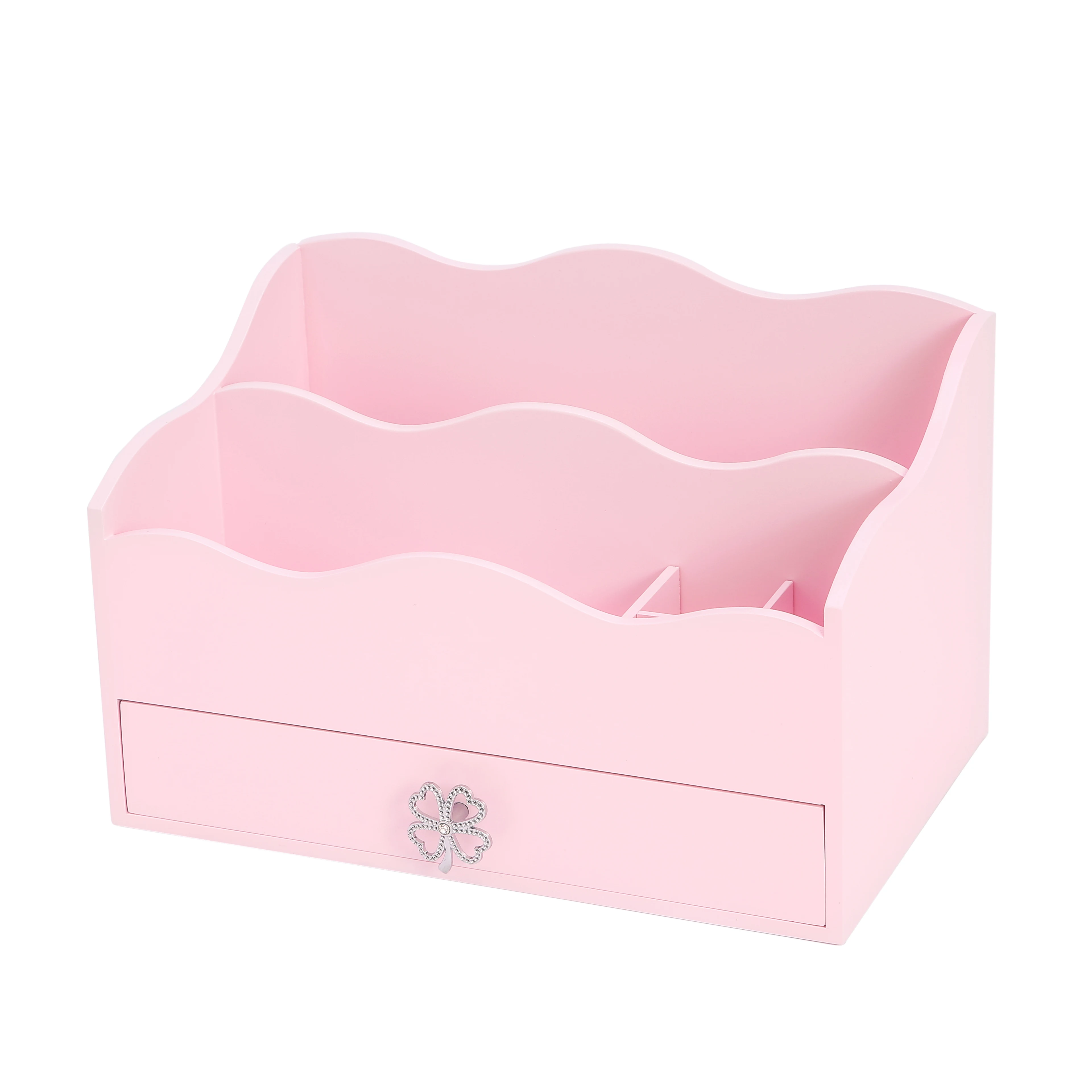 Стильная деревянная Подарочная коробка с большим ящиком для хранения ювелирных изделий