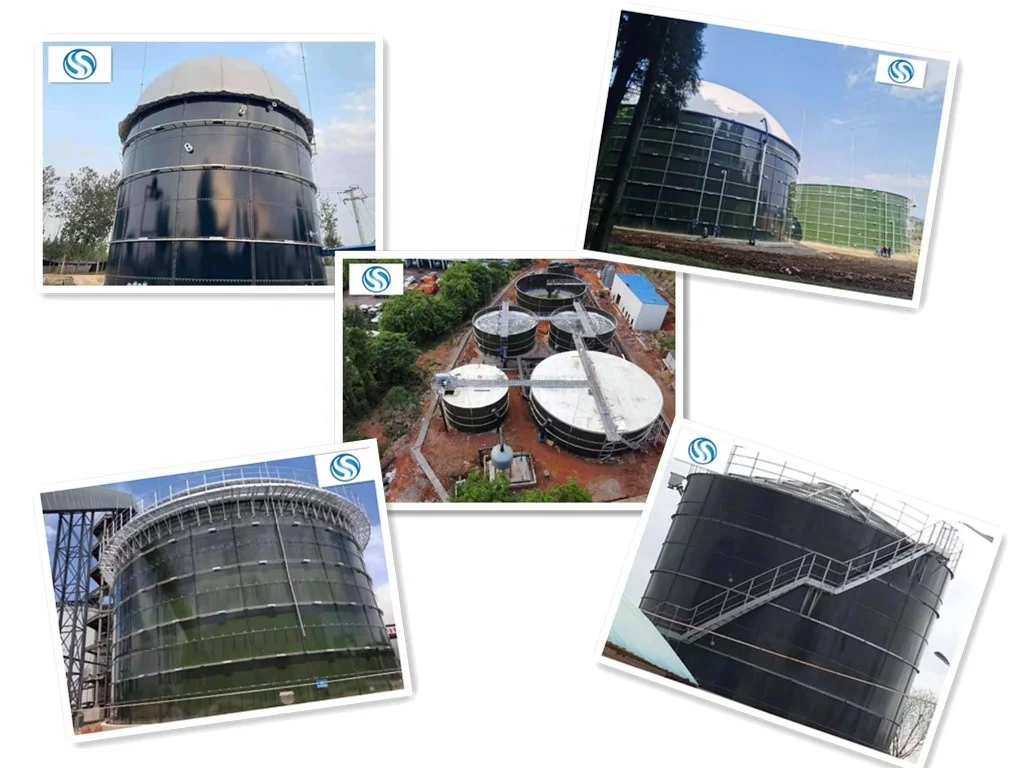 500 cubic meter to 20000 cubic meter waterwaster water / sluge /biogas storage tank