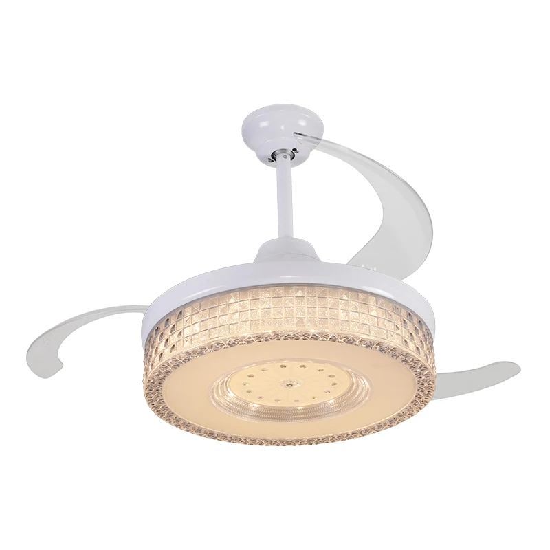 Energy saving home appliances Modern Ceiling Fan DC Control Invisible Bladeless Ceiling Fan With Light