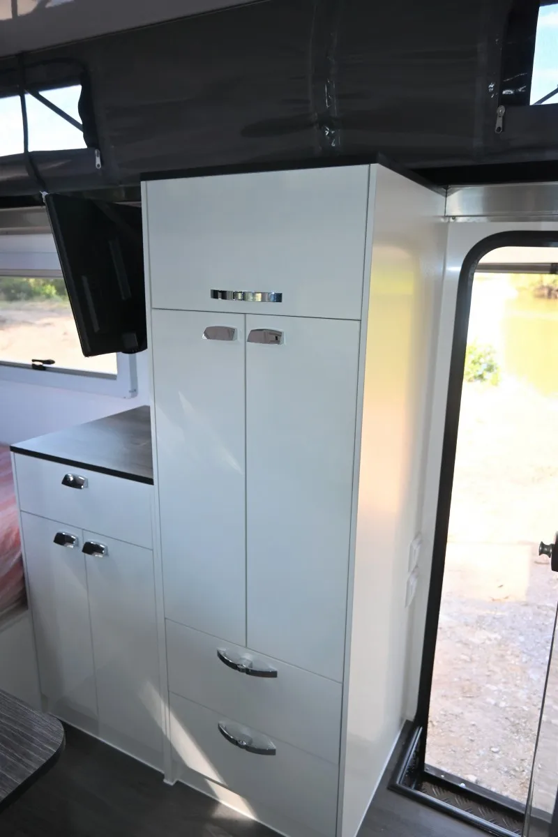 
2021 Ecocampor 13FT Full Off Road Hybrid Caravan Pop Up Camper Trailer with Internal Ensuite for Sale 