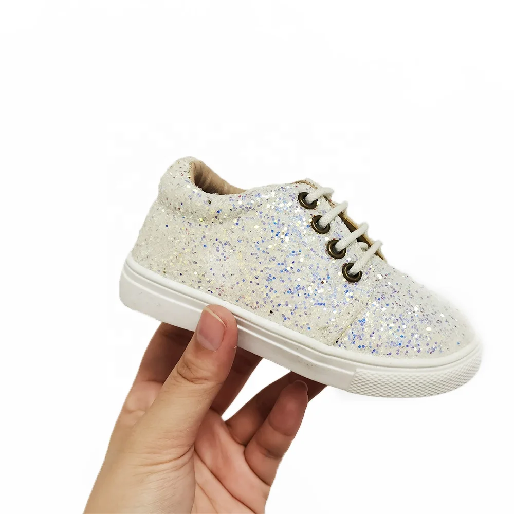 Outdoor Toddler Glitter Shoes Girls Run Sport Children Sneakers with Bling Sequins Shoe