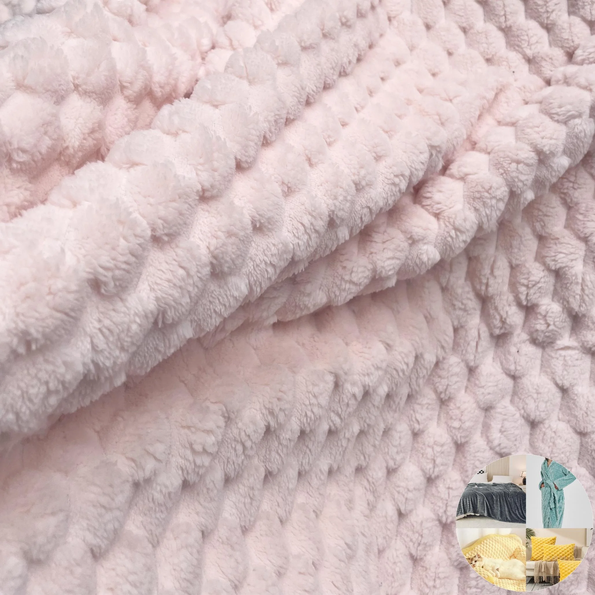 Высококачественная полиэфирная Двойная Ткань жаккардовая щетка фланелевая одежда Пижама Одеяло гнездо для домашних животных