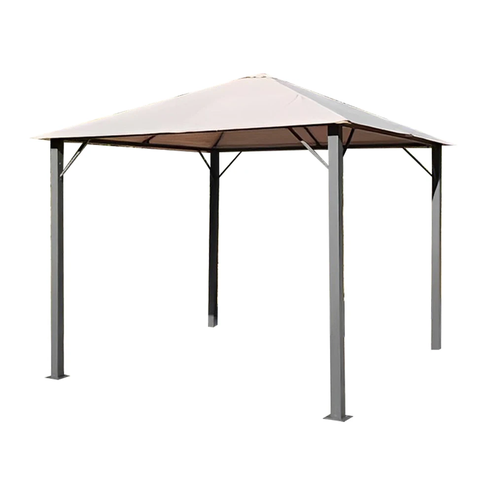 Outdoor garden backyard single top polyester waterproof iron gazebo tent