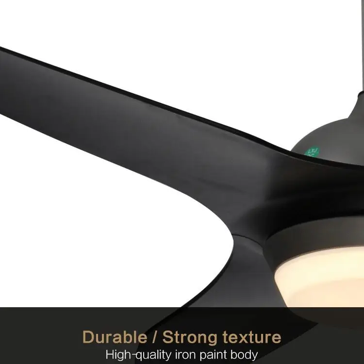 Retro Style Fan 52 Inch ABS Remote Ventilation Decorative Ceiling Fan Lights