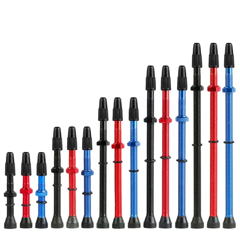 IRONDONKEY Bicycle Presta Valve 40/60/80mm Lengthened Aluminum Alloy Tubeless Tire Valve Core Wholesale Low Price for Bike