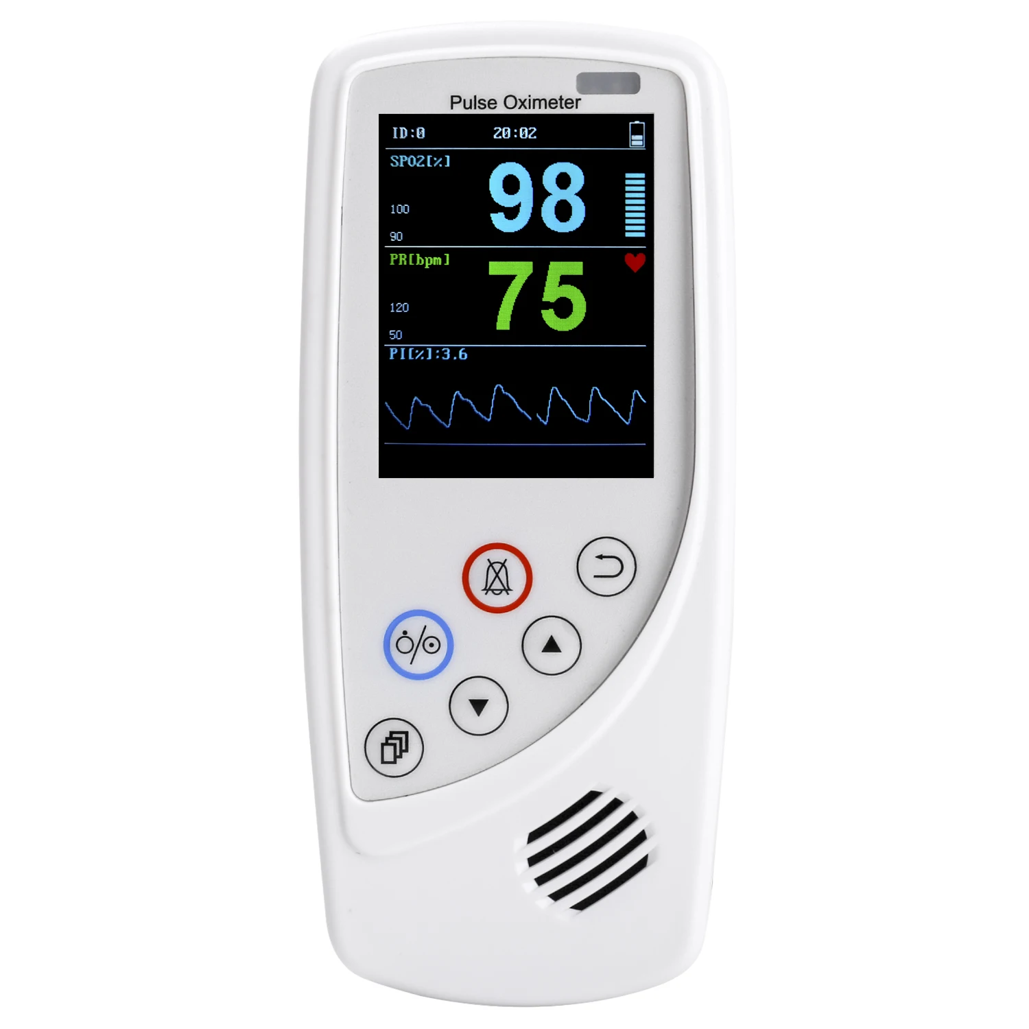 Svigor Veterinary Handheld Pulse Oximeter for Animals 24 hours SPO2 Pulse Rate Monitor Adjustable Alarm