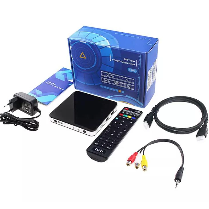 TVIP 605 SE Mini Dual OS Android /Linux OTT TV BOX Amlogic S905X RAM 1 GB Flash 8 GB Media Player For UK US EU Plug
