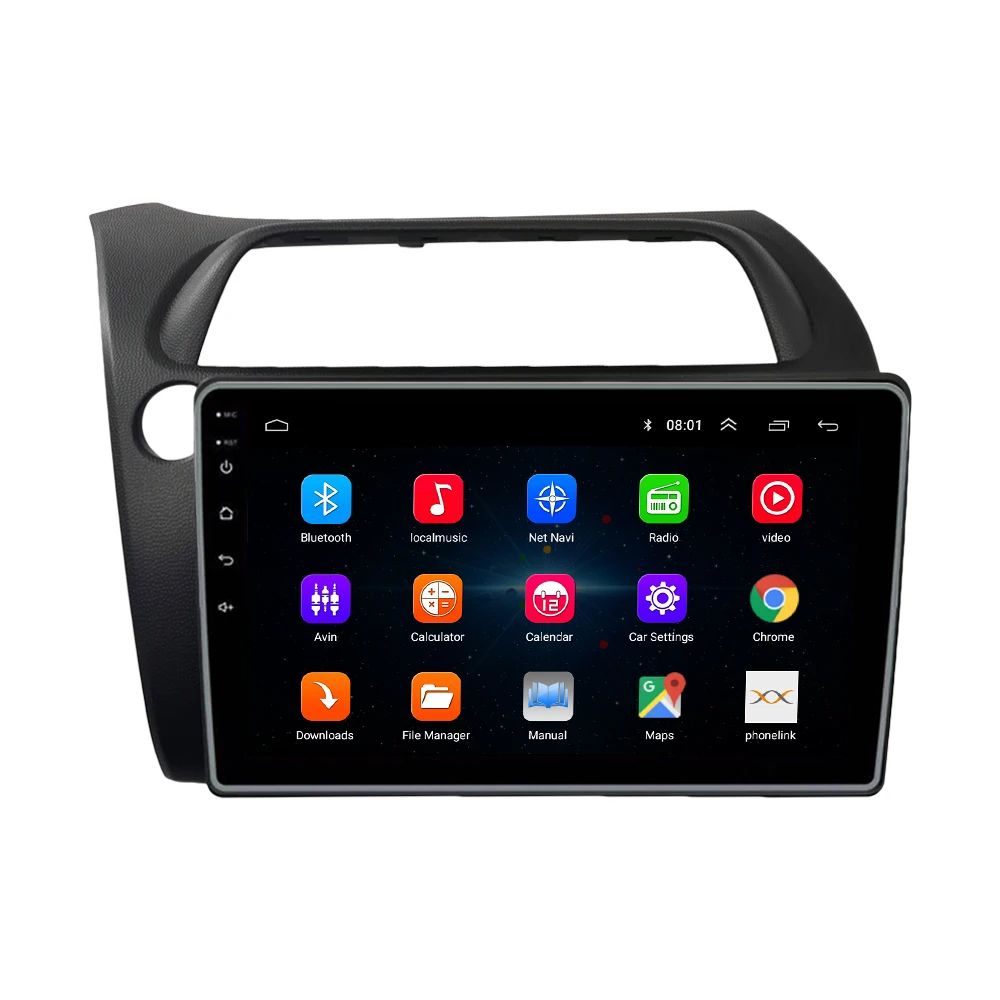 For HONDA CIVIC 2006-2011 Radio Headunit Device Double 2 Din Octa-Core Quad Android Car Stereo GPS Navigation Carplay