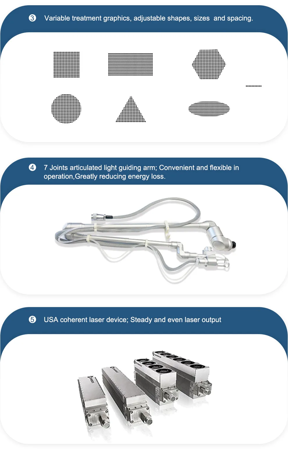 RF tube 30w Stationary CO2 Medical Fractional Laser Machine Anti-Puffiness Carbon Peeling Anti-Aging Skin Resurfacing Treatment