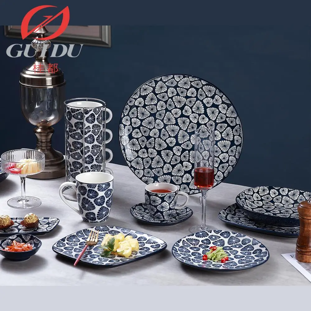 11.5 Inch Fancy Distinctive Nordic plates Dish Ceramic Modern Ceramic Plate Luxury Dishes