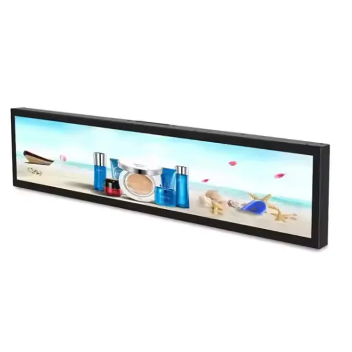 Custom 10.3 Inch Stretched Bar Type TFT LCD Display for Digital Signage