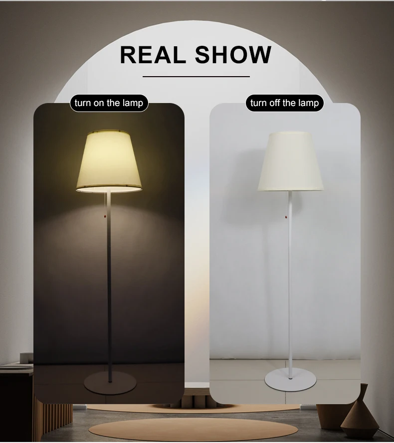 Nordic modern standing home decorative white aluminium dimmable rechargeable wireless led floor lamp for living room