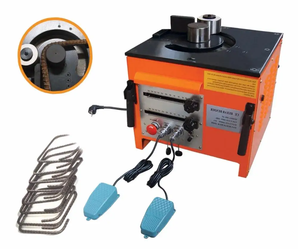 ODETOOLS Portable Rebar Bender RB-25 Machine Bending Portable Rebar Cutter And Bender