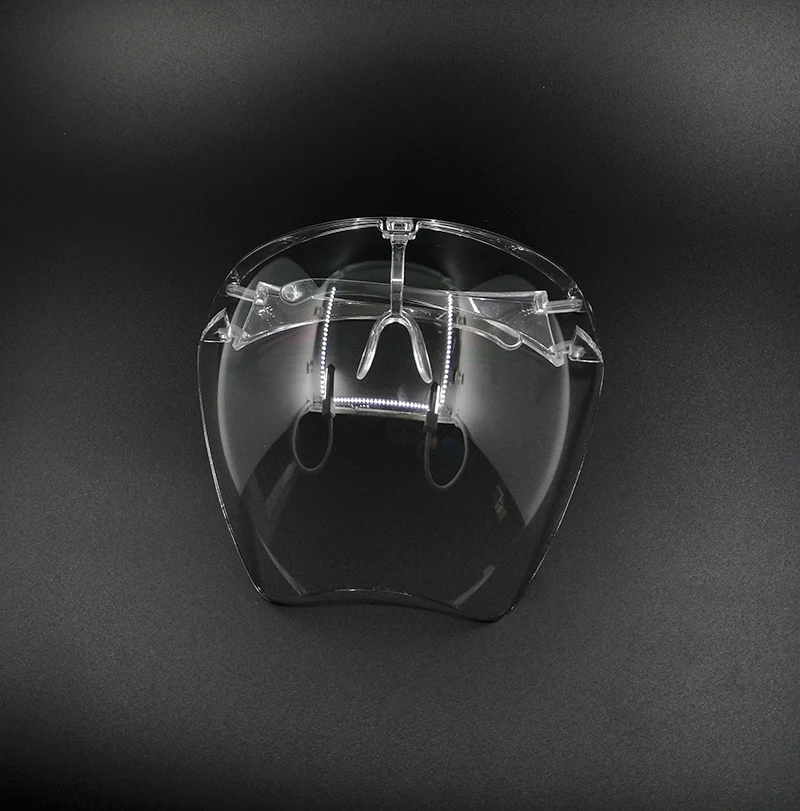
Face shield with frosted front gace shield anti fog protector facial con lentes 