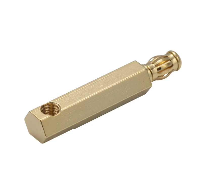 CNC Machine Parts Manufacturer providing quality brass components like banana plugs
