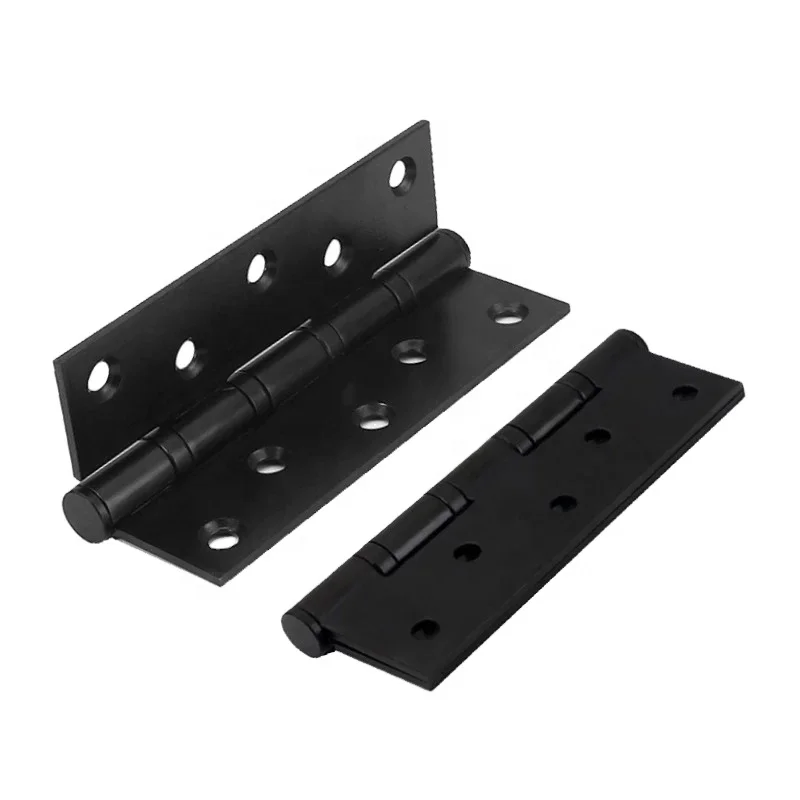 Thick 4-5 Inch Flat Hinge Door and Window Hardware Stainless Steel Silent Bearing