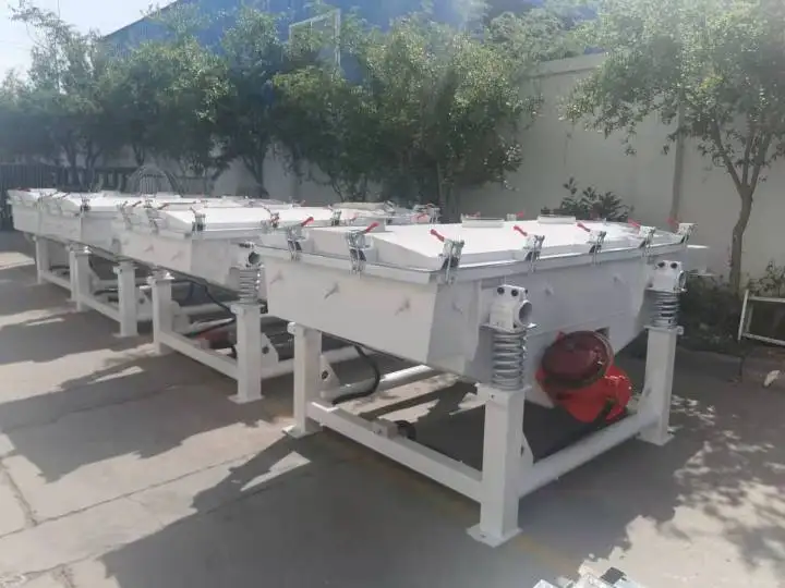Single Layer Stainless Steel 304 Linear Vibrating Screen Sieve Separator For Macadamia Kernel Nuts
